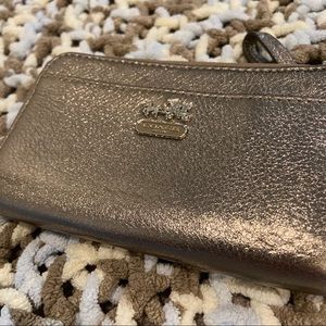 Coach Champagne Wallet Wristlet